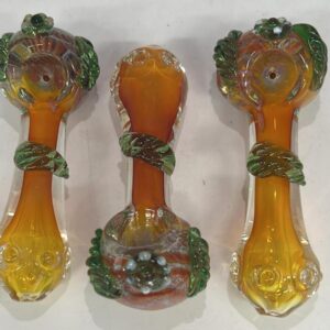 Leaf designs 4″  Hand Pipe