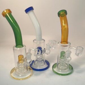 9″ bend color tube Water Pipe