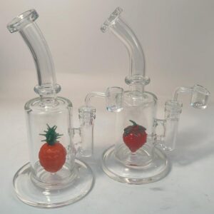 9″ bend strawberry Water Pipe