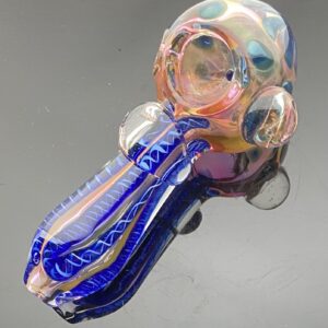 4 INC ELEGANT GLASS HAND PIPE