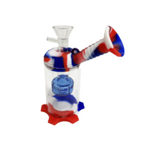 SILICONE AND GLASS WATER PIPE