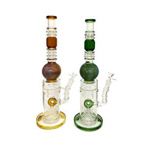 15 INCHES GLASS WATER PIPE