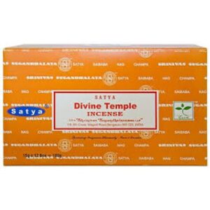 “DIVINE TEMPLE” SATYA NAG CHAMPA INCENSE STICKS