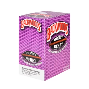 BACKWOODS HONEY BERRY NATURAL CIGARS 8 PACKS OF 5