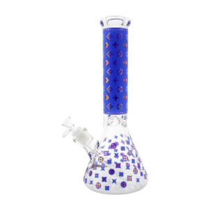 Dark Louis Vuitton Glass Beaker Bong   0128