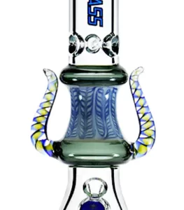 Nice Glass 17 inch Crowned Diablo Bong  078