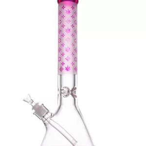 Pink Beaker Bong  0109