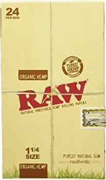 RAW Organic 1 4 Rolling Papers 24 count