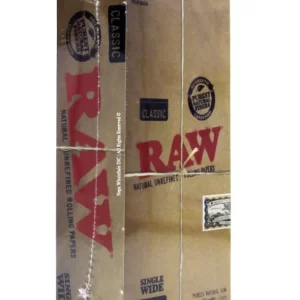 Raw Classic Single Wide 25 per Box