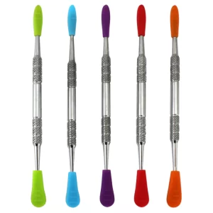 Stainless Standard Color Silicon Tip Dabbers     0117