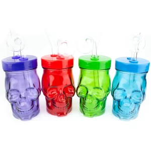 small skull bong  all colors  0074