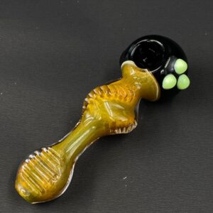 Black Bowl Spoon | Glass Hand Pipe