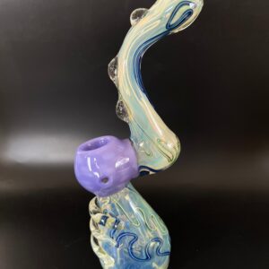 Tilted Floral Water Pipe | Bubbler