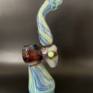 Alien Eye Cylindrical Body Water Pipe | Bubbler