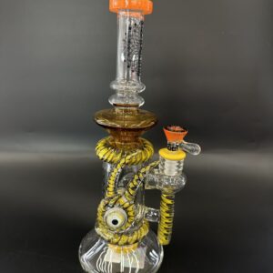 Monster Eyed Colorful Glass Percolator Bong