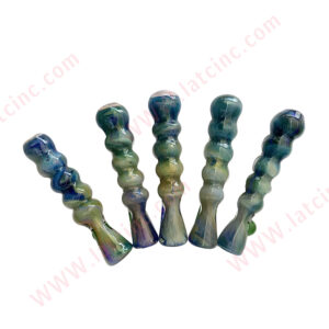 CH19 – CHILLUM WITH 1 MARBLE AND COLORFUL TUBE