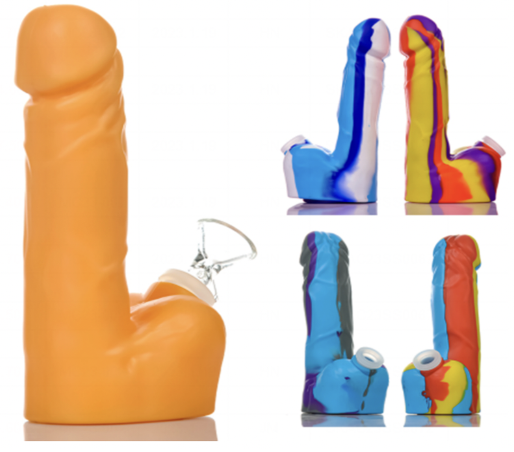 SILICONE WATER PIPE PENIS