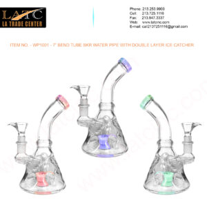 WP1001 – 7” BEND TUBE BKR WATER PIPE WITH DOUBLE LAYER ICE CATCHER