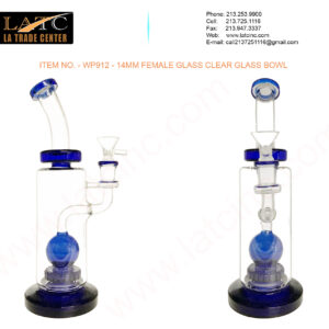 WP912 – 14MM FEMALE GLASS CLEAR GLASS BOWL