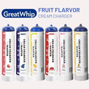 GREAT WHIP CREAM CHARGER FLAVORED