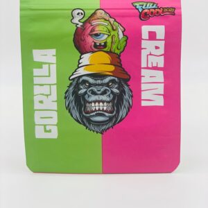 50 Gorilla Cream 3.5 gram empty Mylar bags