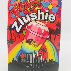 50 Cherry Zlushie 3.5-gram empty Mylar bags.