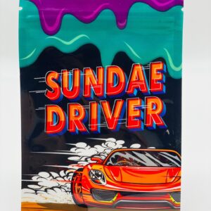 50 Sundae Driver 3.5 gram empty Mylar bags