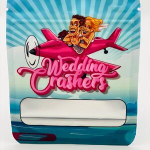 50 Wedding Crashery  3.5 gram empty Mylar bags