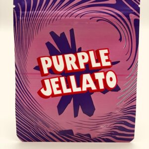 50 Purple Gellato 3.5 gram empty Mylar bags