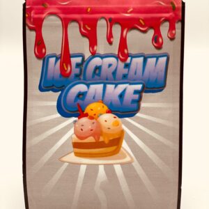 50 Ice Cream Cake  3.5 gram empty Mylar bags