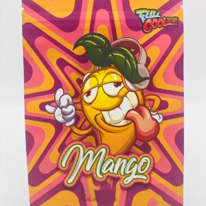 50 Mango 3.5 gram empty Mylar bags