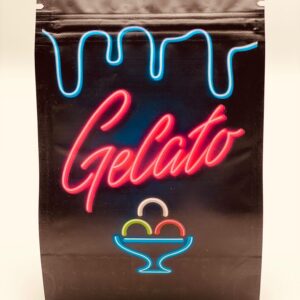 50 Gelato Ice Cream  3.5 gram empty Mylar bags