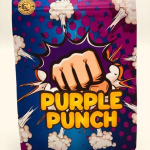 50 Purple Punch  3.5 gram empty Mylar bags