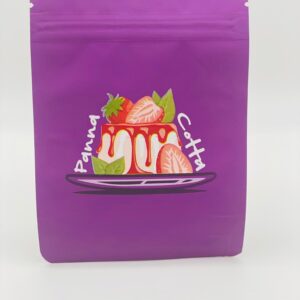 50 Panna Cotta  3.5 gram empty Mylar bags