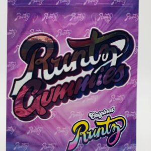 50 Runtz Gummies Original  Runtz 3.5 gram empty Mylar bags