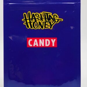 50 Hashtag Honey Candy  3.5 gram empty Mylar bags