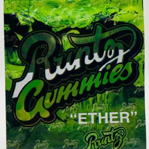 50 Runtz Gummies Ether  3.5 gram empty Mylar bags