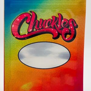 50 Chuckles 3.5-gram empty Mylar bags