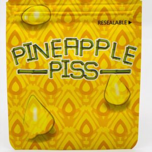 50 Pineapple Piss  3.5 gram empty Mylar bags