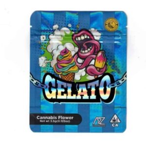 50 Gelato 3.5-gram empty Mylar bags.