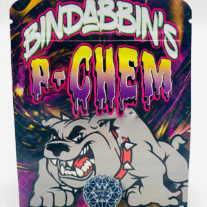 50 Binda bin’s A-Chem 3.5-gram empty Mylar bags.