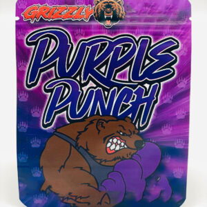 50 Purple Puch 3.5-gram empty Mylar bags