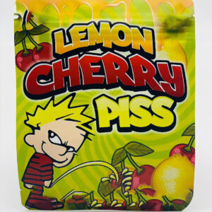 50 Lemon Cherry Piss 3.5-gram empty Mylar bags