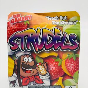 50 Strudels 3.5-gram empty Mylar bags