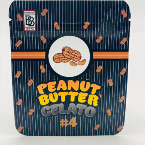 50 Peanut Butter Gelato 3.5-gram empty Mylar bags