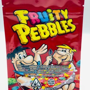 50 Fruity Pebbles 3.5-gram empty Mylar bags