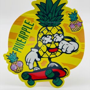 50 Pineapple 3.5-gram Empty Mylar bags