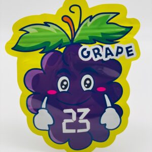 50 Grape 3.5-gram Empty Mylar bags