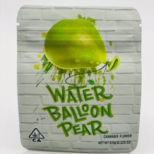 50 Water Balloon Pear 3.5-gram empty Mylar bags