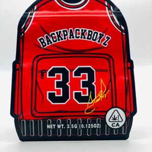 50 Backpack Boyz 33 3.5-gram empty Cut Mylar bags